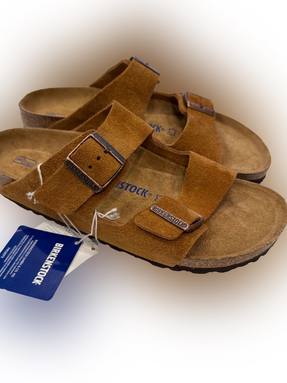 Birkenstock Arizona Bs Suede Leather Mink Sz Wms 11, Men 9, EU 42, UK 8 N NIB